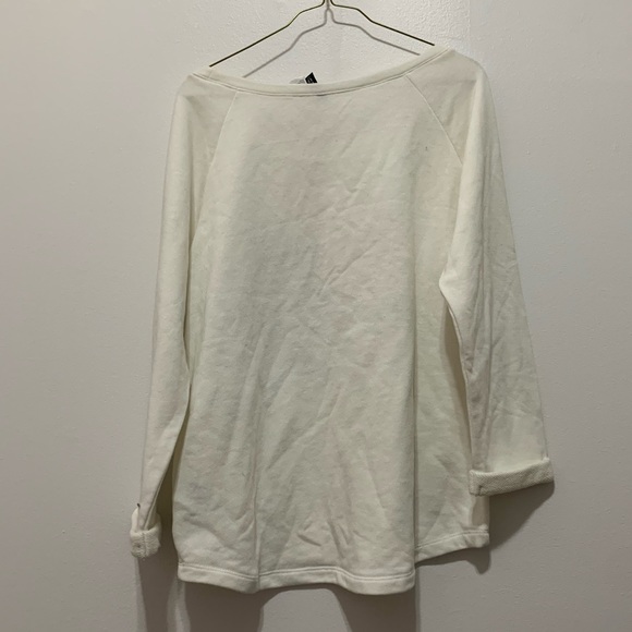 Adorable white crewneck sweater - Picture 2 of 2